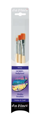 da Vinci Student Serie 5268 Hobby und Handwerk Malerpinsel-Set, Synthetik, 3 Pinsel da Vinci Student Serie 5268 Hobby und Handwerk Malerpinsel-Set, Synthetik, 3 Pinsel von da Vinci Brushes