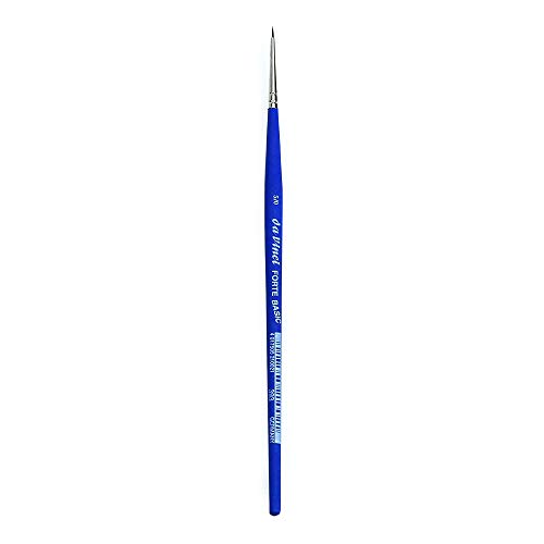 da Vinci Student Series 393 Forte Basic Pinsel, rund, elastisch, synthetisch, blau matt, Größe 5/0 (393-5/0) von da Vinci Brushes