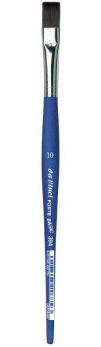 da Vinci Student Serie 394 Forte Basic Pinsel, flach, elastisch, Synthetik, mit blau-mattem Griff, Größe 10 von da Vinci Brushes
