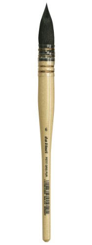 da Vinci Aquarell-Serie 418 Petit Gris Pur Pinsel, Wasch-/Mop reines russisches blaues Eichhörnchen, Größe 6 (418-06) von da Vinci