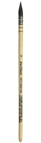 da Vinci Aquarell-Serie 418 Petit Gris Pur Pinsel, Wasch-/Mop reines Russisches blaues Eichhörnchen, Größe 0 da Vinci Aquarell-Serie 418 Petit Gris Pur Pinsel, Wasch-/Mop reines Russisches blaues Eichhörnchen, Größe 0 von da Vinci