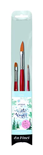 da Vinci Aquarellpinsel-Set, Schwarz, je 3 Stück da Vinci Aquarellpinsel-Set, Schwarz, je 3 Stück von da Vinci