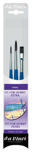 da Vinci Student Serie 5363 Hobby und Handwerk Malerpinsel-Set, Synthetik, 3 Pinsel da Vinci Student Serie 5363 Hobby und Handwerk Malerpinsel-Set, Synthetik, 3 Pinsel von da Vinci