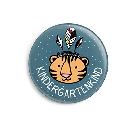 dabelino | Geschenk Kita Kinder: Button "Kindergartenkind" mit Karte für Jungen von dabelino