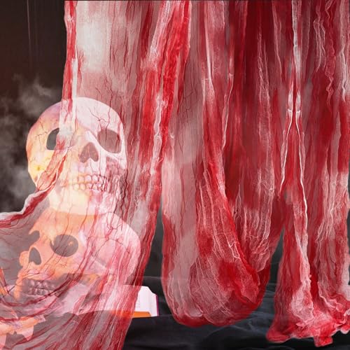 5 * 2.15M Halloween GruseligesTuch Dekorationen, Halloween Deko Stoff, Blutig Horror Tuch Party Dekoration, für Die Türen Hallen Veranden Fenster, Party Innen Außen 5 * 2.15M Halloween GruseligesTuch Dekorationen, Halloween Deko Stoff, Blutig Horror Tuch Party Dekoration, für Die Türen Hallen Veranden Fenster, Party Innen Außen von dabinzhijia
