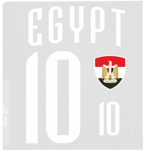 Ägypten Aufbügler Wappen Nummer 10 Transfer Zum Aufbügeln 4 Stück Kleidungsstücke Bügeleisen oder Transferpresse T-Shirt Trikot Bügelmotiv - BR10 W Ägypten Aufbügler Wappen Nummer 10 Transfer Zum Aufbügeln 4 Stück Kleidungsstücke Bügeleisen oder Transferpresse T-Shirt Trikot Bügelmotiv - BR10 W von daged