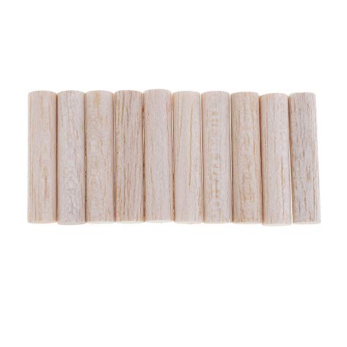 Daily Mall 10 Stü Balsaholz Runde Sticks 11mm Durchmesser Für Holzbearbeitung Versorgung - Holz, 50 mm von dailymall
