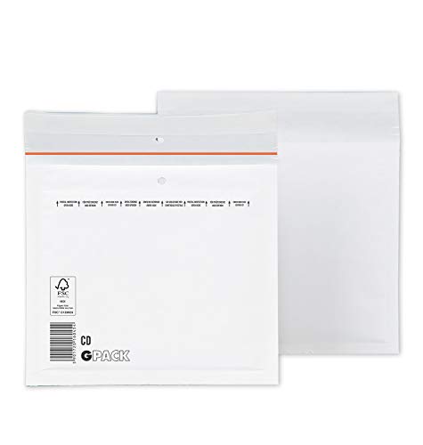 200 Luftpolsterumschläge 200 x 175 mm | Luftpolstertasche CD | Versandtasche DIN B6+ | weiße Tasche mit Haftklebestreifen und Lochung für sichere Warensendung | verschiedene Mengen wählbar 200 Luftpolsterumschläge 200 x 175 mm | Luftpolstertasche CD | Versandtasche DIN B6+ | weiße Tasche mit Haftklebestreifen und Lochung für sichere Warensendung | verschiedene Mengen wählbar von dakomyo