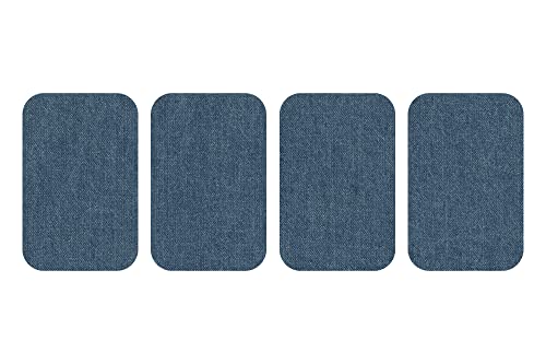 dalipo 05002 - Aufbügelflicken - Jeans 4er Pack, blau von dalipo
