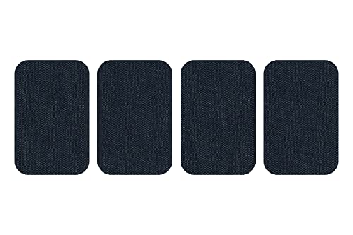 dalipo 05002 - Aufbügelflicken - Jeans 4er Pack, dunkelblau von dalipo