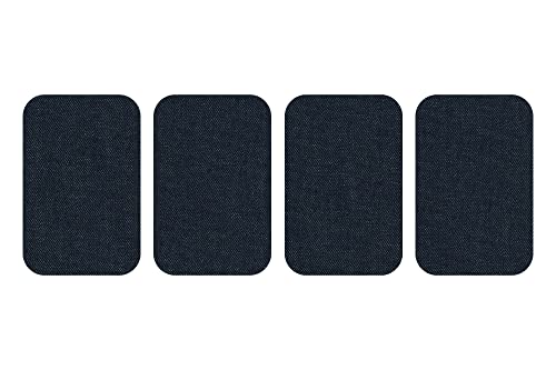 dalipo 05002 - Aufbügelflicken - Jeans 4er Pack, dunkelblau von dalipo