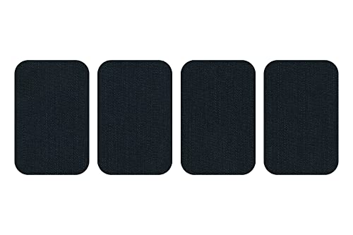 dalipo 05002 - Aufbügelflicken - Jeans 4er Pack, schwarz von dalipo