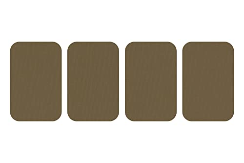 dalipo 05009 - Bügelflicken 4er-Pack, ca. 7,6x4,9cm, khaki von dalipo