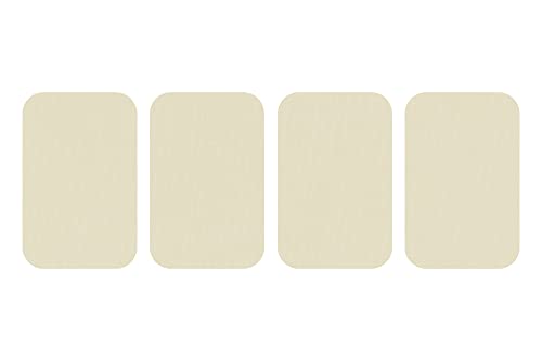 dalipo 05009 - Bügelflicken 4er-Pack, ca. 7,6x4,9cm, cremefarben von dalipo