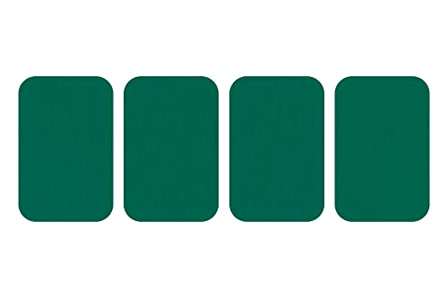 dalipo 05009 - Bügelflicken 4er-Pack, ca. 7,6x4,9cm, dunkelgrün von dalipo