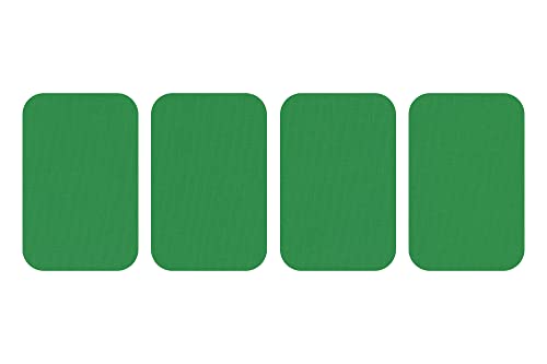 dalipo 05009 - Bügelflicken 4er-Pack, ca. 7,6x4,9cm, grün von dalipo