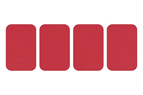dalipo 05009 - Bügelflicken 4er-Pack, ca. 7,6x4,9cm, rot dalipo 05009 - Bügelflicken 4er-Pack, ca. 7,6x4,9cm, rot von dalipo