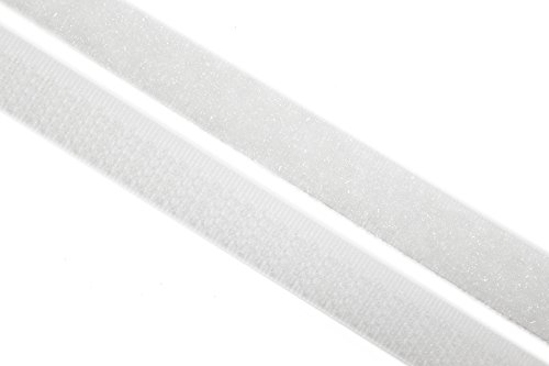 dalipo 17003 - Klettband zum annähen, 10mm, weiß von dalipo