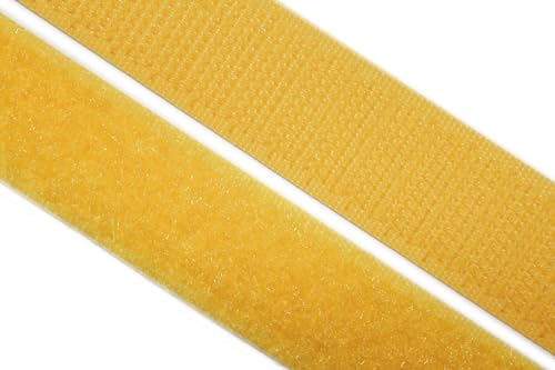 dalipo 17003 - Klettband zum annähen, 20mm, gelb von dalipo