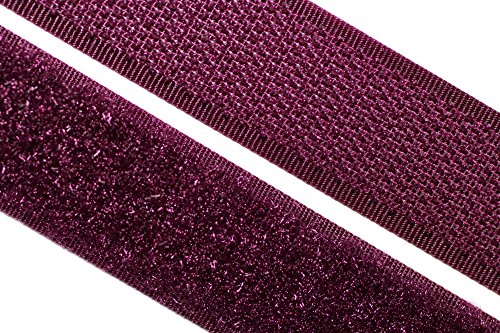 dalipo 17003 - Klettband zum annähen, 20mm, violett / lila von dalipo