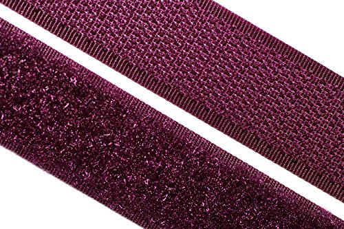 dalipo 17003 - Klettband zum annähen, 20mm, violett/lila von dalipo