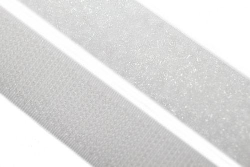 dalipo 17003 - Klettband zum annähen, 20mm, weiß von dalipo