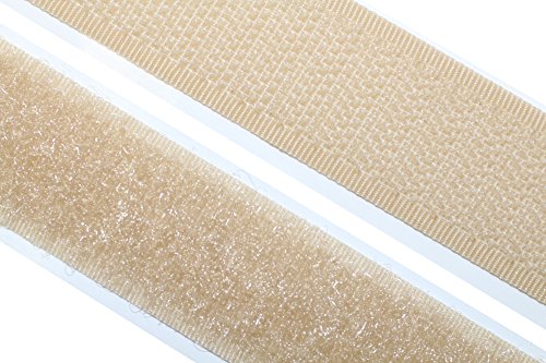 dalipo 18003 - Klettband selbstklebend - Farbe: beige - Breite: 20 mm von dalipo