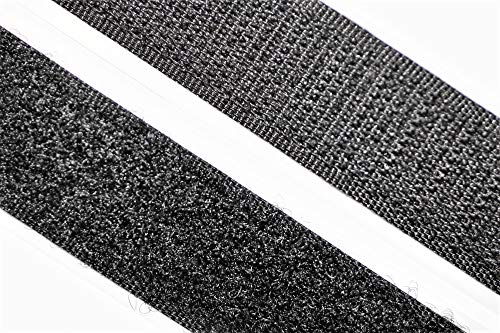 dalipo 18003 - Klettband selbstklebend - Farbe: schwarz - Breite: 20 mm von dalipo