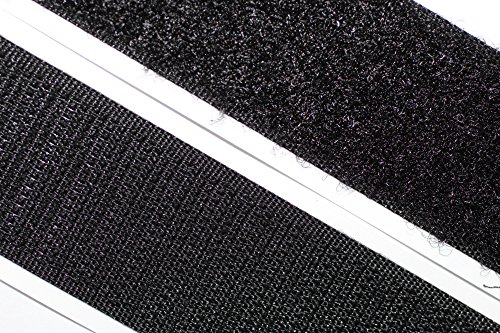 dalipo 18003 - Klettband selbstklebend - Farbe: schwarz - Breite: 50 mm von dalipo