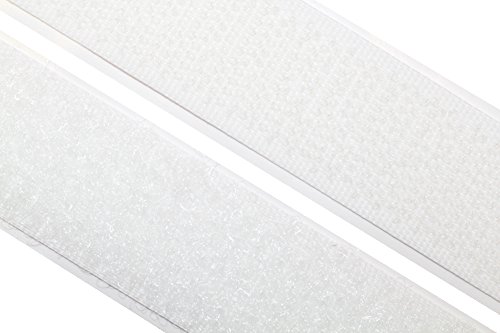 dalipo 18003 - Klettband selbstklebend - Farbe: weiß - Breite: 20 mm von dalipo