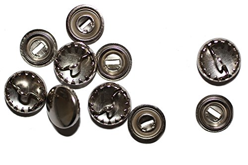 dalipo 22018 - Überziehbare Knöpfe, 11mm, 10 Stück dalipo 22018 - Überziehbare Knöpfe, 11mm, 10 Stück von dalipo