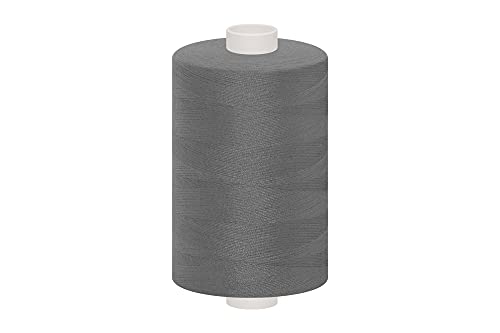 dalipo 27001 - Polyester Nähgarn 5x 1000m, grau von dalipo
