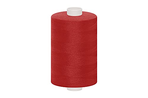 dalipo 27001 - Polyester Nähgarn 5x 1000m, rot von dalipo