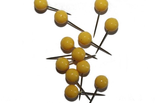 dalipo 31011 - Markiernadeln, 50 Stück, gelb von dalipo