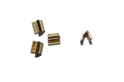 dalipo 32003 - Reißverschluss Stopper Endstücke oben, 4 Stück, gold dalipo 32003 - Reißverschluss Stopper Endstücke oben, 4 Stück, gold von dalipo