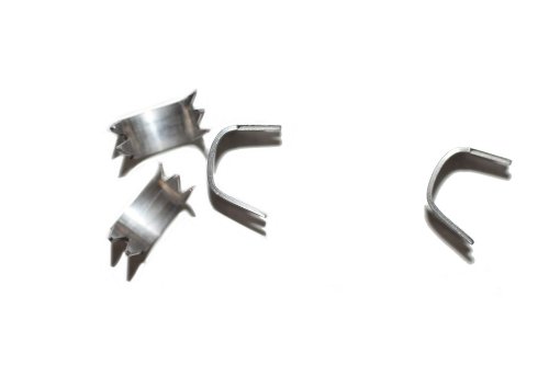 dalipo 32004 - Reißverschluss Stopper Endstücke unten, 2 Stück, Silber dalipo 32004 - Reißverschluss Stopper Endstücke unten, 2 Stück, Silber von dalipo
