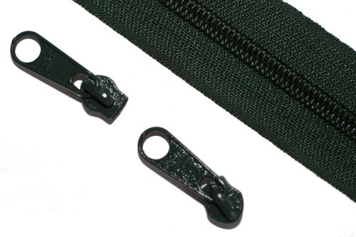 dalipo 32006 - Reißverschluss Meterware 5mm Spirale, inkl. 2 Zipper je Meter, dunkelgrün dalipo 32006 - Reißverschluss Meterware 5mm Spirale, inkl. 2 Zipper je Meter, dunkelgrün von dalipo
