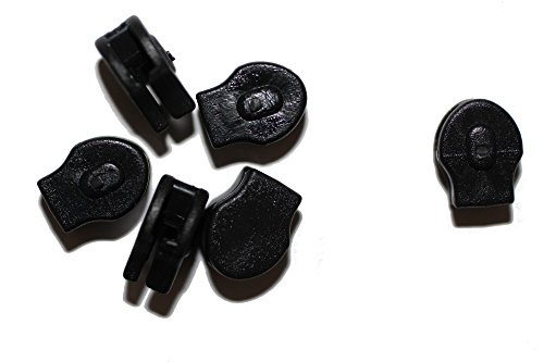 dalipo 32007 - Schieber für Bettwäsche-Reißverschluss, 10 Stück, schwarz von dalipo