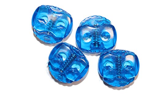 dalipo 33003 - Kordelstopper groß + transparent, blau von dalipo