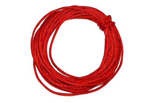 dalipo 33005 – Satinschnur, Satinkordel 2mm, rot von dalipo