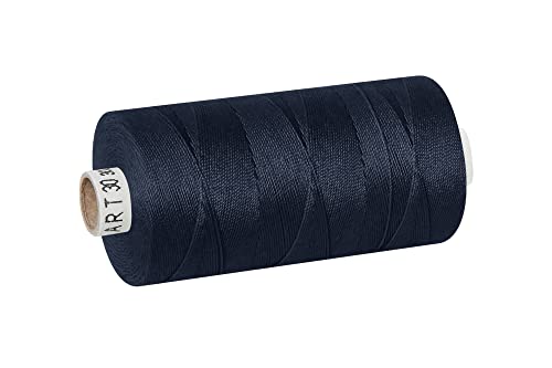 dalipo - Polyester Nähgarn, Stärke 30, Polstergarn, 300m, marineblau von dalipo