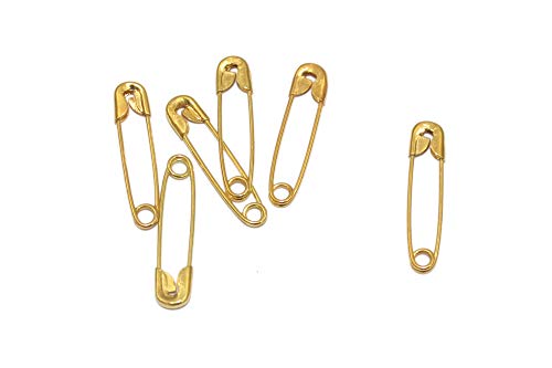 dalipo - Sicherheitsnadeln, 19mm - 50 Stück, Gold von dalipo