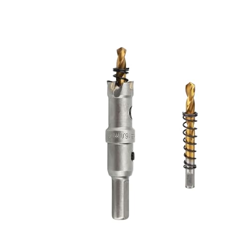TCT-Lochsägen-Set, Wolframkarbid-Lochsägenbohrer mit titanbeschichtetem Zentrierbohrer für Hartmetall, Legierung, Aluminium, Edelstahl, Kunststoff, Eisen, 16 mm TCT-Lochsägen-Set, Wolframkarbid-Lochsägenbohrer mit titanbeschichtetem Zentrierbohrer für Hartmetall, Legierung, Aluminium, Edelstahl, Kunststoff, Eisen, 16 mm von dashap