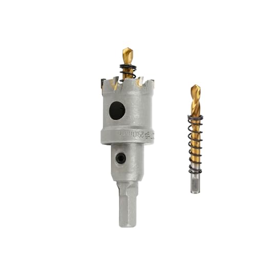 TCT-Lochsägen-Set, Wolframkarbid-Lochsägenbohrer mit titanbeschichtetem Zentrierbohrer für Hartmetall, Legierung, Aluminium, Edelstahl, Kunststoff, Eisen, 29 mm TCT-Lochsägen-Set, Wolframkarbid-Lochsägenbohrer mit titanbeschichtetem Zentrierbohrer für Hartmetall, Legierung, Aluminium, Edelstahl, Kunststoff, Eisen, 29 mm von dashap