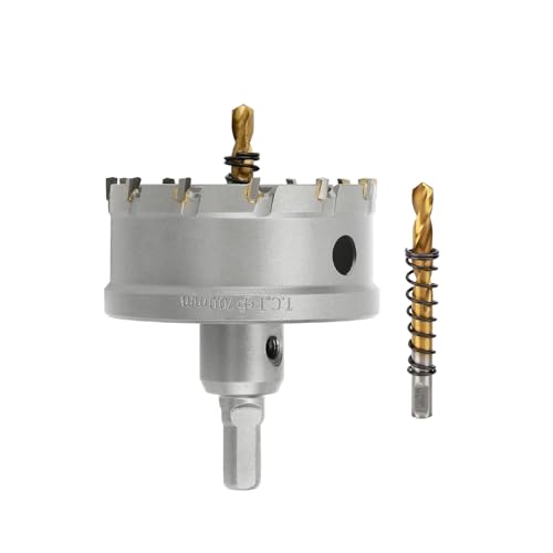 TCT-Lochsägen-Set, Wolframkarbid-Lochsägenbohrer mit titanbeschichtetem Zentrierbohrer für Hartmetall, Legierung, Aluminium, Edelstahl, Kunststoff, Eisen, 70 mm TCT-Lochsägen-Set, Wolframkarbid-Lochsägenbohrer mit titanbeschichtetem Zentrierbohrer für Hartmetall, Legierung, Aluminium, Edelstahl, Kunststoff, Eisen, 70 mm von dashap