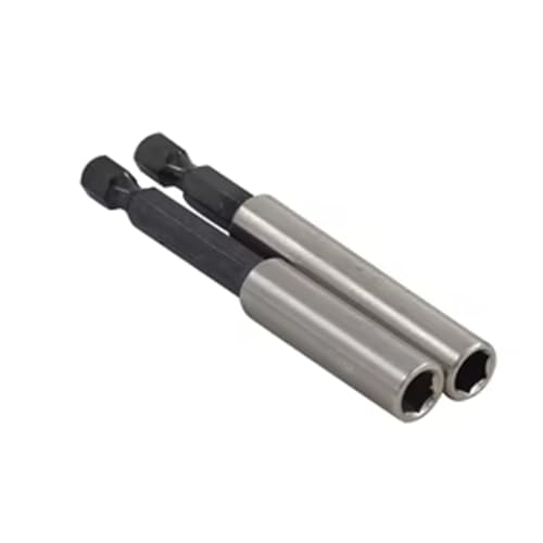 Magnet Bithalter 60mm lang 1/4 Bitaufnahme Bit magnetisch CRV Schraubvorsatz 10 Stück von daw21onlineshop