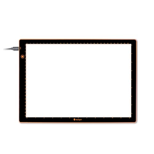 Wafer 2 Leuchtpad (A3) zum Nachzeichnen, Zeichnen, Skizzieren und Malen – Einstellbare Helligkeit – Nachzeichner-Leuchtkasten für Künstler von daylight
