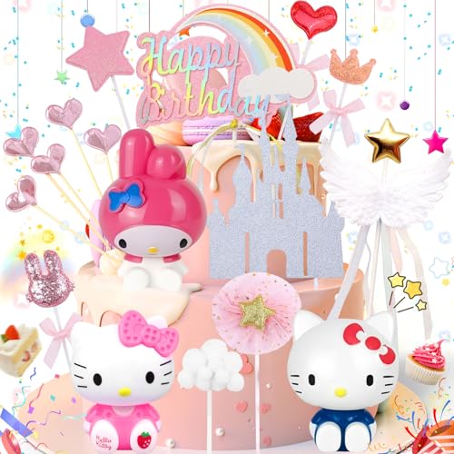 dcas dcas 17 Stücke Niedlich Kätzchen Kuchen Dekoration, Cartoon Thema kitty Kuchen Dekoration, Tortendeko FüR Katze Cake Topper, Macaron Kuchen Deko für Kinder dcas dcas 17 Stücke Niedlich Kätzchen Kuchen Dekoration, Cartoon Thema kitty Kuchen Dekoration, Tortendeko FüR Katze Cake Topper, Macaron Kuchen Deko für Kinder von dcas