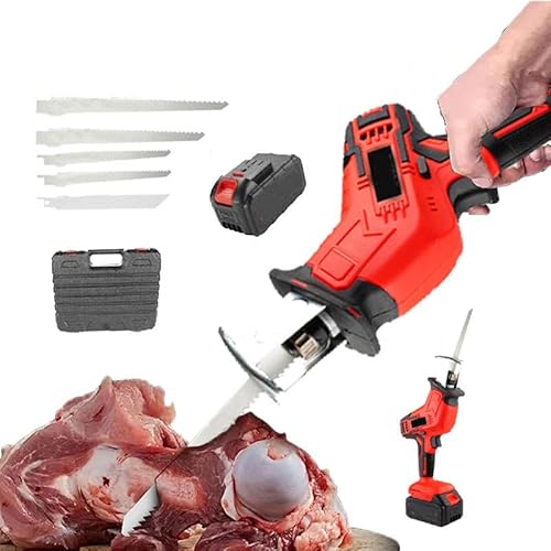 Elektrische Fleisch- Und Knochensäge, Handgeführte Elektrische Metzgersäge, Mit 4 Sägeblättern Und Aufbewahrungsbox, Professionelle Handgeführte Metzgersäge, Maximale Schnittstärke: 100 Mm Elektrische Fleisch- Und Knochensäge, Handgeführte Elektrische Metzgersäge, Mit 4 Sägeblättern Und Aufbewahrungsbox, Professionelle Handgeführte Metzgersäge, Maximale Schnittstärke: 100 Mm von ddingsmafosee