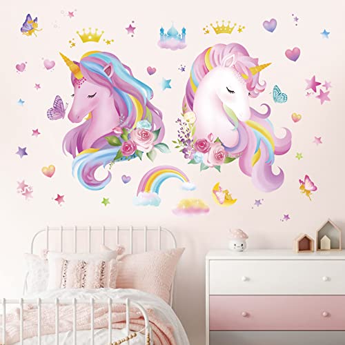 decalmile Wandtattoo Einhorn Regenbogen Mädchen Wandaufkleber Einhorn Rosa Wandsticker Kinderzimmer Babyzimmer Schlafzimmer Wanddeko decalmile Wandtattoo Einhorn Regenbogen Mädchen Wandaufkleber Einhorn Rosa Wandsticker Kinderzimmer Babyzimmer Schlafzimmer Wanddeko von decalmile